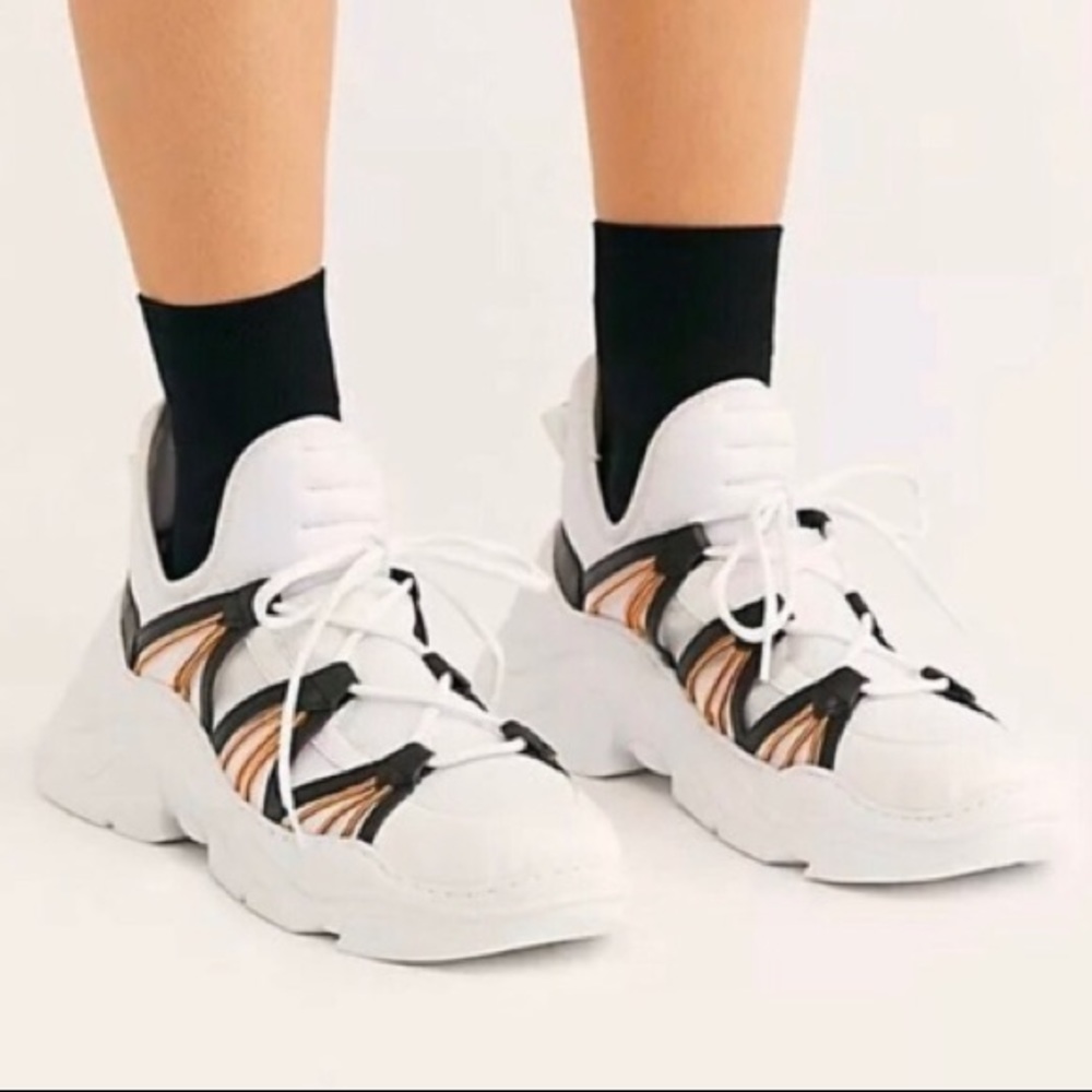 Free People Schutz Anitz Chunky High Top Dad Shoe